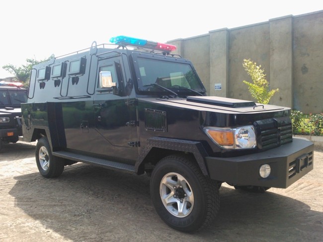 Proforce PF2 armoured patrol vehicle built an assembled in Nigeria 1