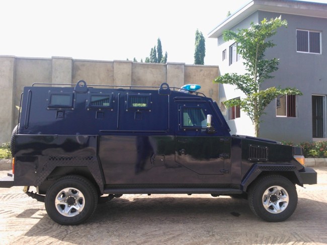 Proforce PF2 armoured patrol vehicle built an assembled in Nigeria 2